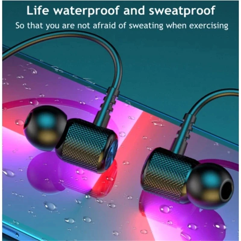 Bluetooth Earphones Wireless Headphones Magnetic HIFI Sport Neckband Neck-hanging TWS Earbuds Wireless Blutooth Headset with Mic
